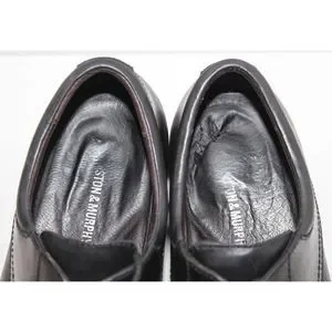 JOHNSTON & MURPHY ATCHISON MOC TOE Black Leather Lace Up Oxfords Mens Shoes 10.5 s-l400.jpg main image 4